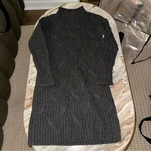 Elegant Charcoal Turtleneck Sweater